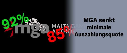 MGA senkt RTP für Casino Games