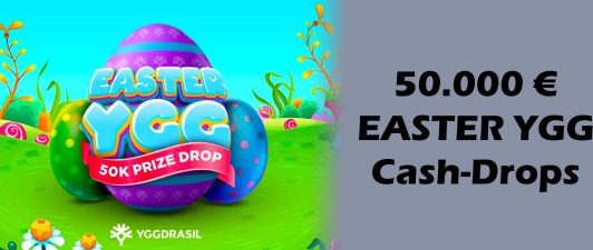 50.000 € Yggdrasil Cash-Drops zu Ostern